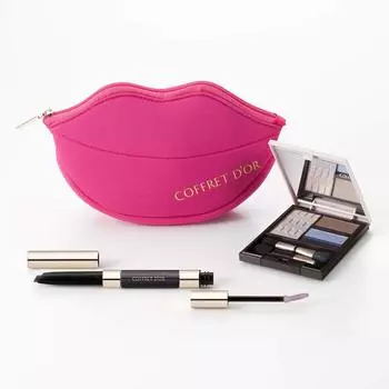 Набор Coffret Mode Set Contour Lip Duo 06 Sheer Black Nude Impression Eyes 03 Blue Beige d Or [Ограниченный набор] и [Распродажа]