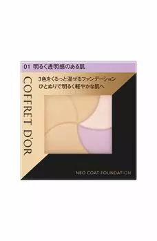 COFFRET Neo Coat Foundation 01 Яркая и прозрачная кожа 9 г D OR (х 1)
