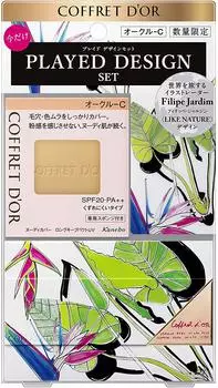 Coffret Nudy Cover Long Keep Pact UV Limited Set f PLAYED DESIGN SPF20 Foundation d Or Ocher-C [LIKE NATURE] PA++ (пакт)