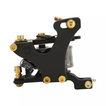 Coil Tattoo Machine 10 Wraps Alloy Frame Lightweight Coil Tattoo Machine Shader Professional