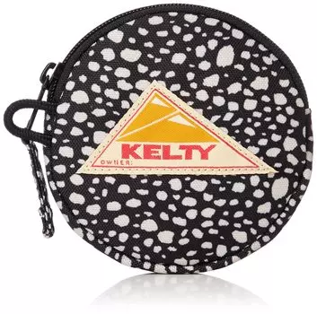 Coin case DP CIRCLE COIN CASE 2 Black Dalmatian [Kelty]