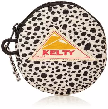 Coin case DP CIRCLE COIN CASE 2 Beige Dalmatian [Kelty]