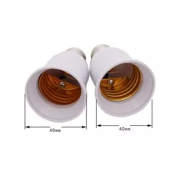 Цоколь лампы E17 E17 - E27 Адаптер светодиодной галогенной лампы Cfl для лампы One Size