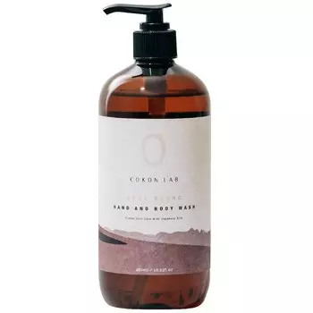 COKONLAB Шелковое мыло для тела Гель для душа для сухой чувствительной кожи Увлажняющее органическое натуральное эфирное масло Reve Blanc иланг-лаванда (480мл, (иланг и аромат))
