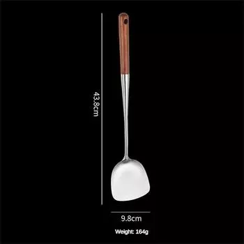Colander Durable Not Easy To Rust Stainless Steel Primary Color Bull Polishing Cooking Utensils Stainless Steel Spoon Spoon
