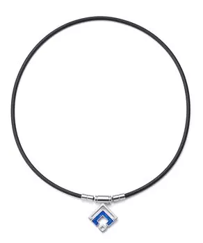 Colantotte TAO Necklace Slim ARANmini Silver x Blue L ABARO07L Lam