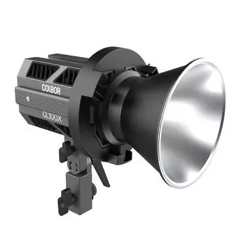 COLBOR CL100X Studio COB Свет для фотосъемки 110 Вт Двухцветная светодиодная лампа для видеосъемки с температурой 2700K-6500K UK Plug