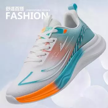 Cold sticky sneakers men s couple flying knitting running shoes versatile breathable fashion temperament trendy casual single shoes 36 чёрный