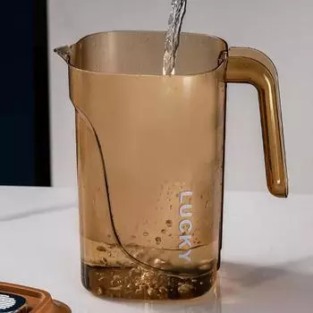 Cold Water Bottle Silver Plating Process Small Mouth Pot Cover Home Cold Drink High Capacity Kitchen Bar Supplies Kettle