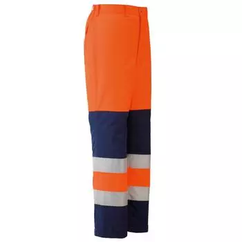 Cold weather high water M [Midori Anzen] clothing, slacks, unisex, visibility, anti-static, waterproof, repellent, SE1125, bottom, orange, оранжевый