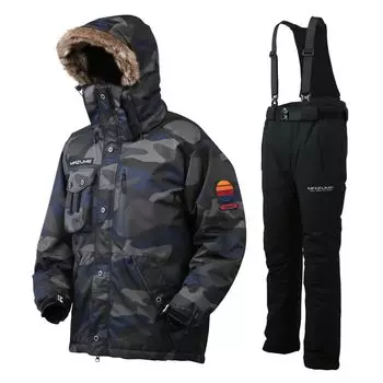 Cold weather jacket CORE ALL WEATHER SUIT Black Camo LL [Mazume]
