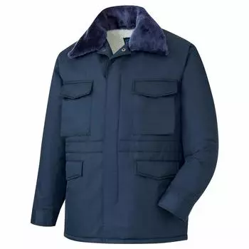 Cold Weather Work Castro Water Boa Hood Included M6507 Navy M [Midori Anzen] Clothes, Clothes, Men s Coat, Nylon, Repellent, Included, Top, тёмно-синий