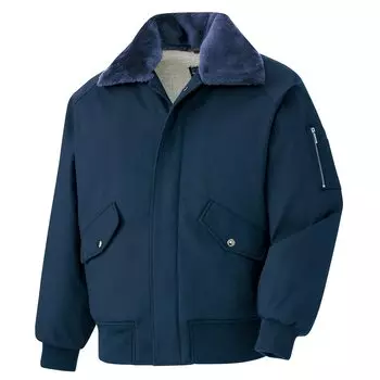 Cold Weather Work Long Pilot Nylon with PJ07 Navy LL [Midori Anzen] Clothes, Clothes, Sleeve, Jumper, Boa, Top, тёмно-синий