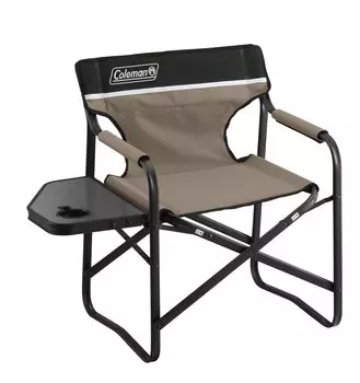 Coleman Chair Шезлонг с боковым столиком, складной, бежевый 2190860