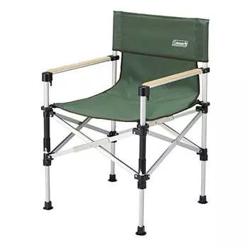 Coleman Chair Two-Way Captain Chair Green Folding Storage Case Included 2000031281
