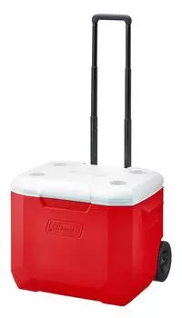 Coleman Cooler Box Wheel Cooler 60QT Емкость около 56 л Красный Белый 2000027864