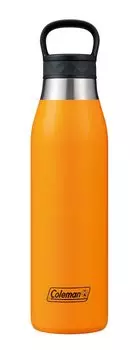 Coleman Double Stainless Steel Bottle 590 Water Bottle Vacuum Insulated Keeps Hot and Cold with Lid Wide Mouth Outdoor Use with Handle Commuting to оранжевый