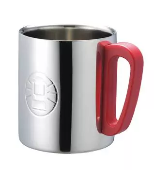 Coleman Mug Double Stainless Steel Mug 300cc Stainless Steel 2 Layer Construction Camping красный