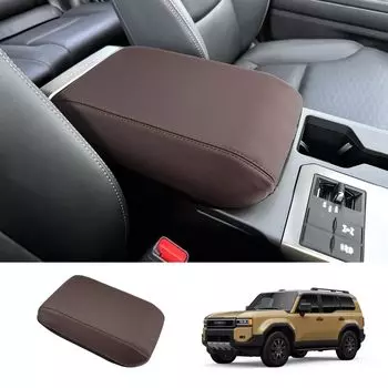 Coleya Armrest Cover Thin 2024 New Toyota Land Cruiser 250 Exclusive Armrest Cushion Elbow Rest Console Box Pad Protective Cover Elbow Rest Special