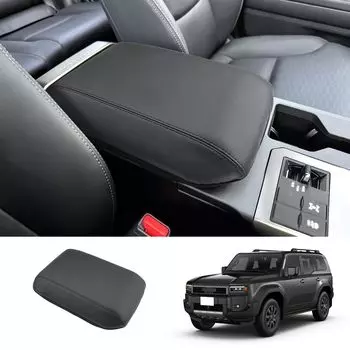 Coleya Armrest Cover Thin 2024 New Toyota Land Cruiser 250 Exclusive Armrest Cushion Elbow Rest Console Box Pad Protective Cover Elbow Rest Special