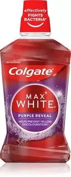 Colgate Max White Purple Reveal Отбеливающая жидкость для полоскания рта TU прозрачный