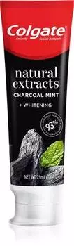 Colgate Natural Extracts Charcoal + White Activated Charcoal Whitening Toothpaste TU прозрачный