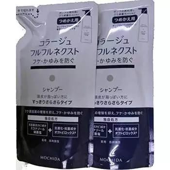 Collage Furfur Next Шампунь для освежения и разглаживания волос, сменная упаковка 280 мл x 2