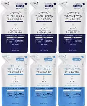 Collage Furufuru Next Shampoo Conditioner Refreshing and Smooth Refill [3 each] &