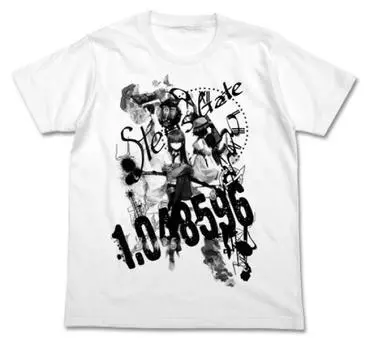 Collage White L STEINS;GATE Steins;Gate T-shirt Size белый