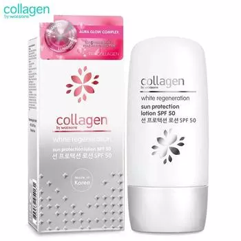 Collagen by Watsons White Regeneration Sun Protection Lotion SPF50 60 мл. 60 ml.