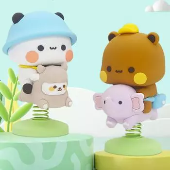 Collectible Bubu Dudu Panda Bear Figure Bear Panda Bubu Bear Model Toy Kids Gifts style 2