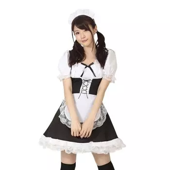 Collection Maid Costume Black x White A&T Women s H87-95cm