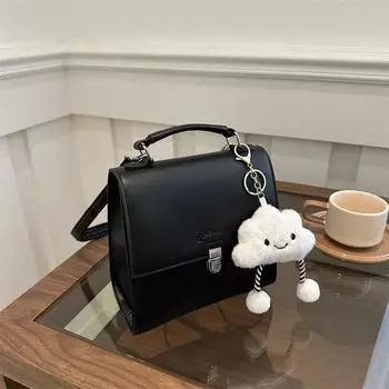 College Backpack Women s 2025 Backpack Trendy Versatile Crossbody Handbag белый