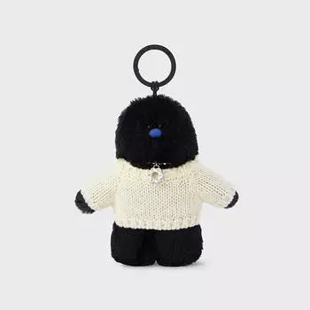 Брелок Collet Chubby Furry Plush, черный