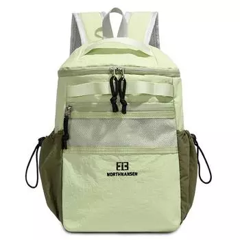 Color Block Large Capacity Backpack Student Schoolbag Women s Outdoor Sports Lightweight Backpack