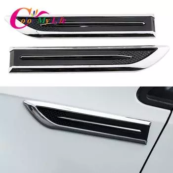 Color My Life 2 шт./компл. ABS боковые декоративные наклейки для Volkswagen VW Golf 7 MK7 7,5 MK7.5 Golf7 2013-