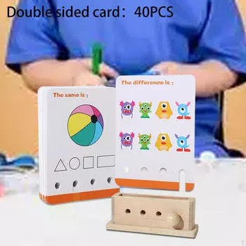 Сортировка по цвету, сортировка по форме, игрушка-сортировщик, распознавание, терпение, головоломка по Монтессори Simple Level