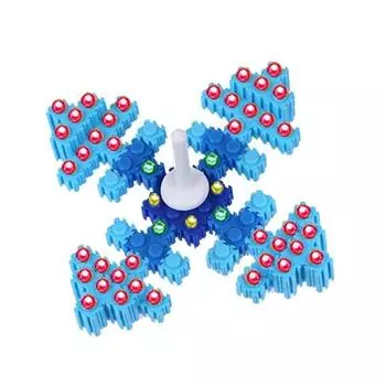 Color Story top 4-person deform block set 43 8mm, sky, blue, Korean popular toys