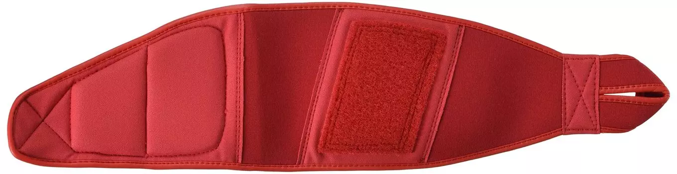 Color wrist guard with shock absorption pad Red Free size HI-GOLD built-in RG-100R красный