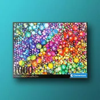 Colorboom Collection: Bead 1000 Piece Clementoni Jigsaw Puzzle, popular Korean board game