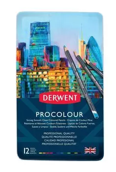 Colored Pencils Pro Color 12 Color Set 2302505 []Derwent