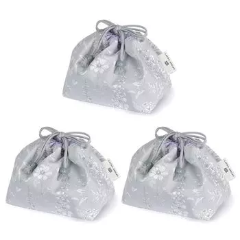 COLORFUL CANDY STYLE LAURA ASHLEY Drawstring Lunch Set of For Gusseted Lunch Drawstring Lunch Lunch Drawstring Lunch Lunch N3486503 Bag, Medium,