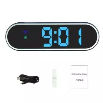 Colorful Car Speed Display Windshield Universal GPS Digital Speedometer Electronics Accessories USB Set