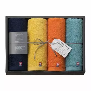 Colorful Days Face Towel Set of 4 CL2540