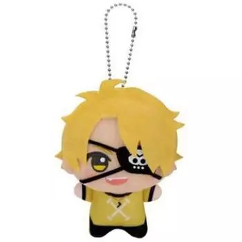 Colorful Peach Chibi Toy 11cm Karapichi Plush Mascot Ball Chain Approx. Vol.1 (Tatsun)