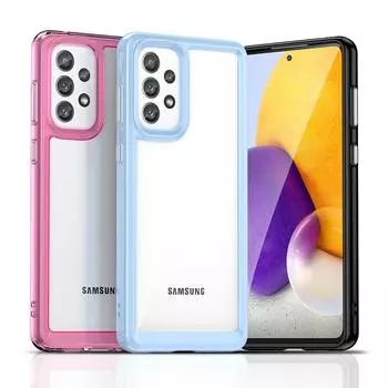 Colorful protective Case For Samsung Galaxy A34 5G A35 A53 A54 5G A55 A73 Shockproof Back Cover Galaxy A34 5G красный