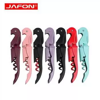 Colorful Pulltap Wine Corkscrew for Gift or Portable Opener or Pocket Corkscrew for Kitchen Accessories Drop Shipper чёрный