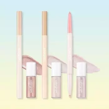 Colorgram All-in-One Aegyo Sal Maker 9 ЦВЕТОВ (План/Сотрудничество/Отдельный элемент) [Liquid Glitter] 09 Strawberry