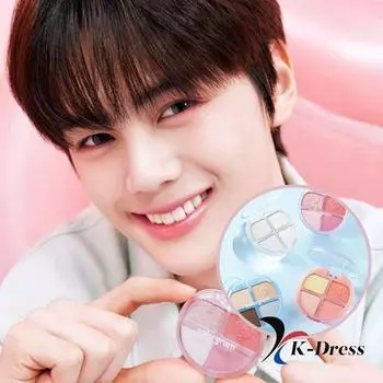 Colorgram Teen Totori Палетка для глаз 4 ЦВЕТА 01. Glitter Dory