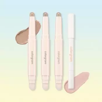 Colorgram three-dimensional creation shading stick 3 COLOR (plan/single item) [Shading Shadow] 01 Warm Tone